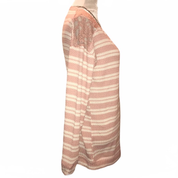 NWT Como Blu French Terry Striped Top - Back to School - Comfy Casual Fall - M L - Picture 6 of 16